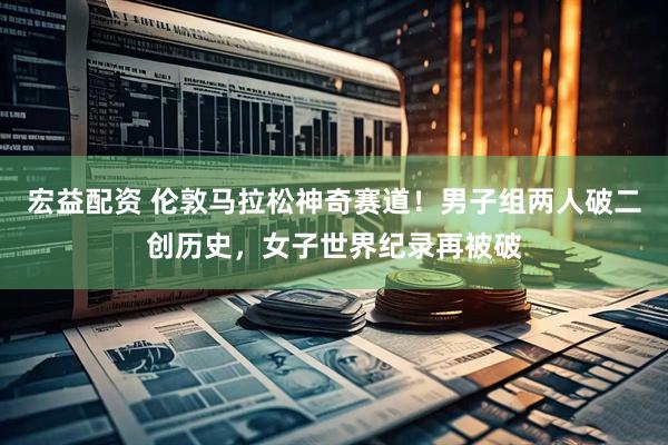 宏益配资 伦敦马拉松神奇赛道！男子组两人破二创历史，女子世界纪录再被破